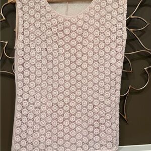 Sundance Corrina Lace Sleeveless Top - Pink